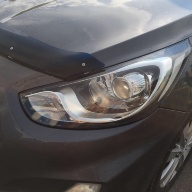 Установка галогенных линз Hyundai Solaris
