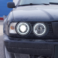 BMW 5 E34 замена линз в фарах