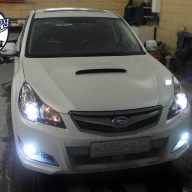 Subaru Legacy B14 замена линз в фарах