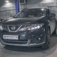 Nissan Murano Z51 - замена ксеноновых линз на новые hella