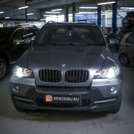X5 E70 установка BI-LED Aozoom DRAGON Knight