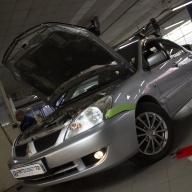 Mitsubishi Lancer Установка противотуманных фар DLAA.