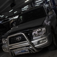 Toyota Land Cruiser 100 2006 г.в Установили Bi-LED линзы Aozoom A7