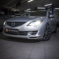 Mazda 6 gh - улучшение света фар. Замена штатных линз на Би-ксенон Hella