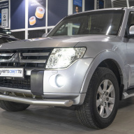 Замена линз в фарах Pajero 4