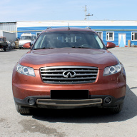 Infiniti FX35 установка ангельских глазок