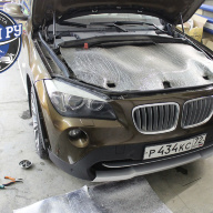 BMW X1 замена линз в неадаптивных фарах