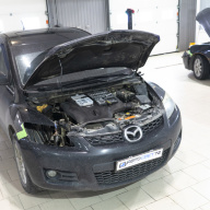Восстановление стекол фар и герметизация Mazda CX-7