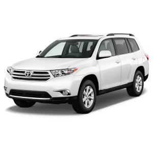 Стёкла фар Highlander 2 2010-2014 рестайлинг  