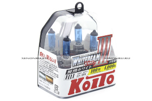 Галогеновые лампы Koito Whitebeam III H11 4000K 12V 55W P0750W (комплект, 2шт) P0750W 