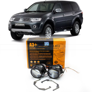 Би лед линзы для Mitsubishi Pajero Sport II 2008-2016  