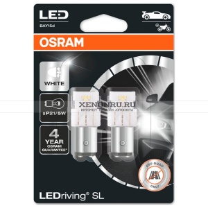 Лампы Osram P21/5W LEDriving SL 7528DWP-02B 