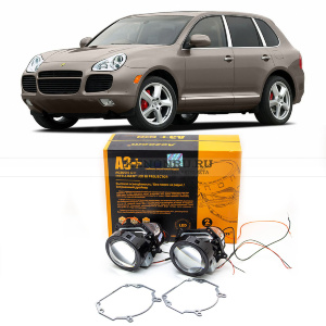 Би лед линзы для Porsche Cayenne I (955) 2002-2007  
