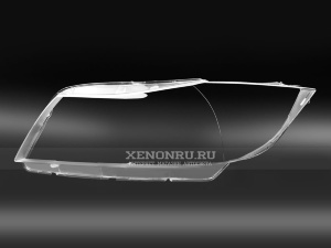 Стекло фары BMW 3 E90/91 седан/универсал (2005-2008) ГАЛОГЕН (левое)  