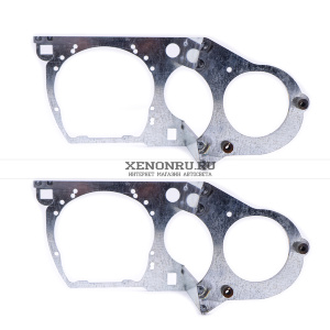Переходные рамки Mitsubishi Outlander 2012-2015 Под линзы Hella 3R, AOZOOM  