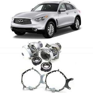 Биксеноновые линзы Infiniti FX S51 (2009-2013) AFS  